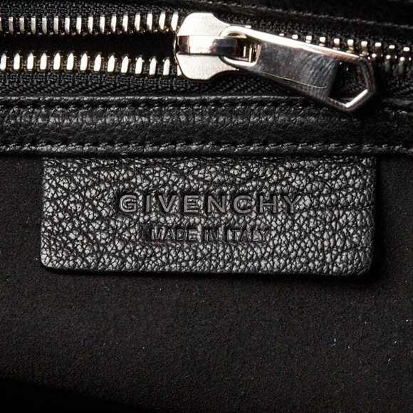 Givenchy Black Lambskin Leather Medium Lucrezia Tote Bag - Picture 12 of 12